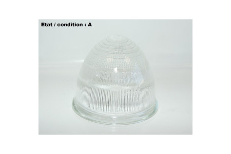 SCINTEX R6 1838/ 1 - Cabochon feu ogival incolore (bord strié)