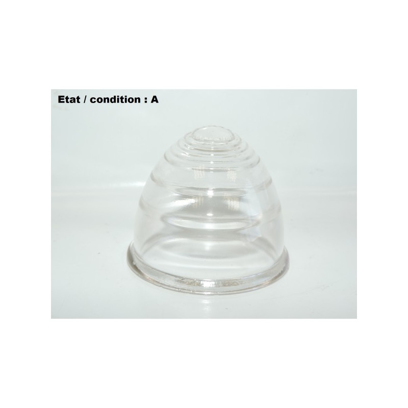 SCINTEX R6 1838/ 1 - Cabochon feu ogival incolore (bord lisse)