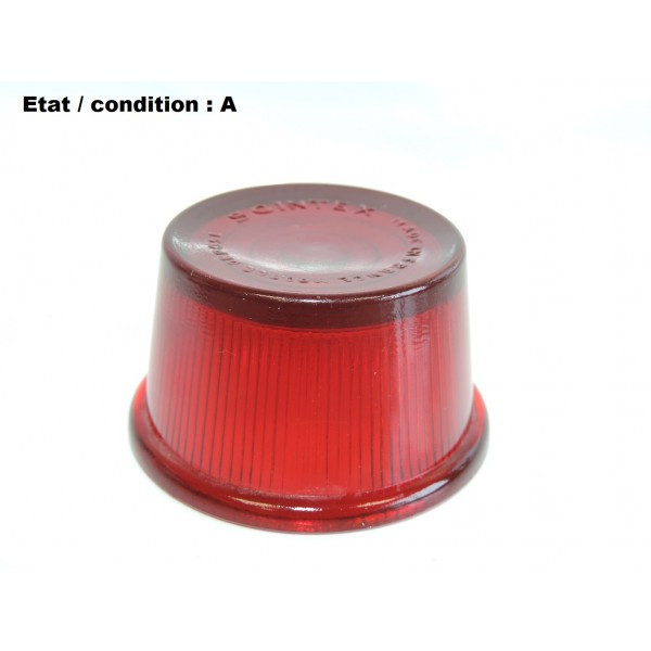SCINTEX R5 C1 4759/ 2 - Cabochon feu conique rouge