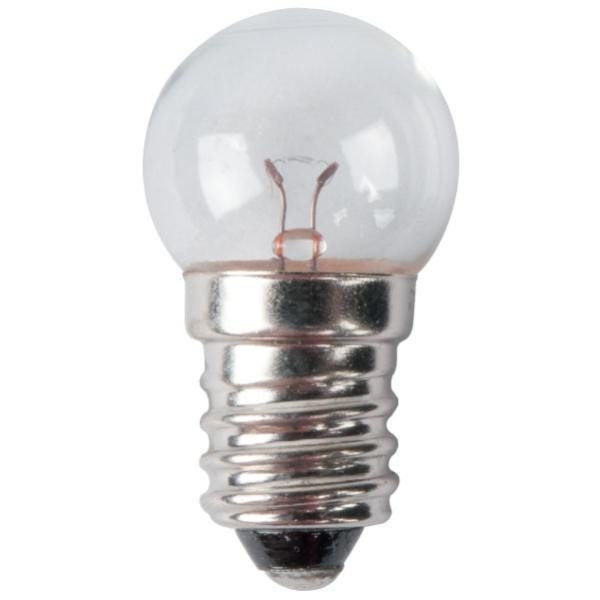 E10 - Bulb 6V 1,5W (0,25A) tubular clear