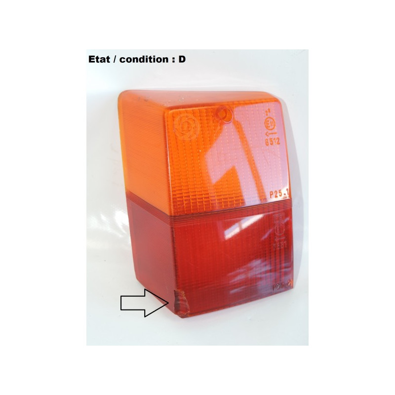 Cabochon feu arrière gauche LEYLAND 6512-7631