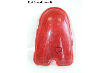 Red taillight lens SEIMA 202