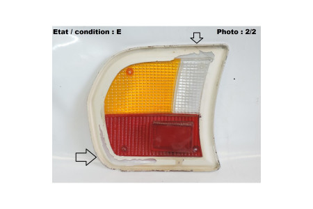 Cabochon feu arrière droit CIBIE 8076A