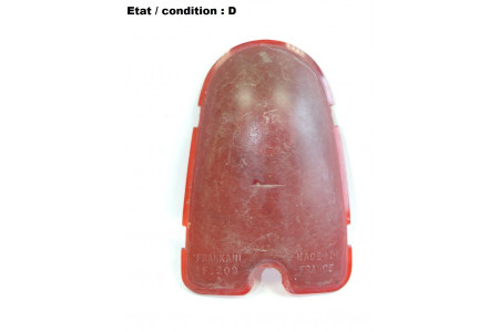 Red taillight lens (plastic)