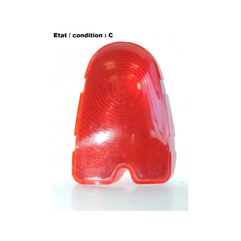 Red taillight lens (plastic)