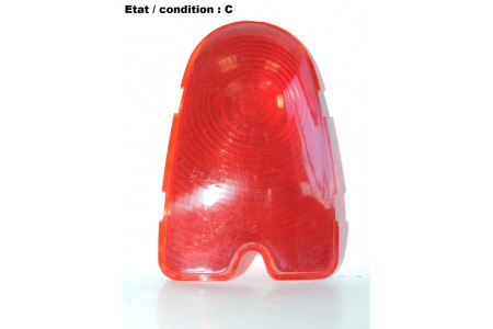 Red taillight lens (plastic)