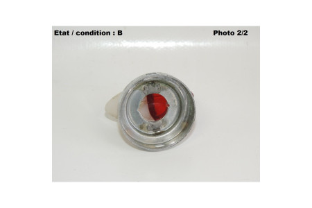 Cabochon feu gabarit blanc rouge BV 3372