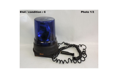 Feu gyrophare bleu complet SEV MARCHAL