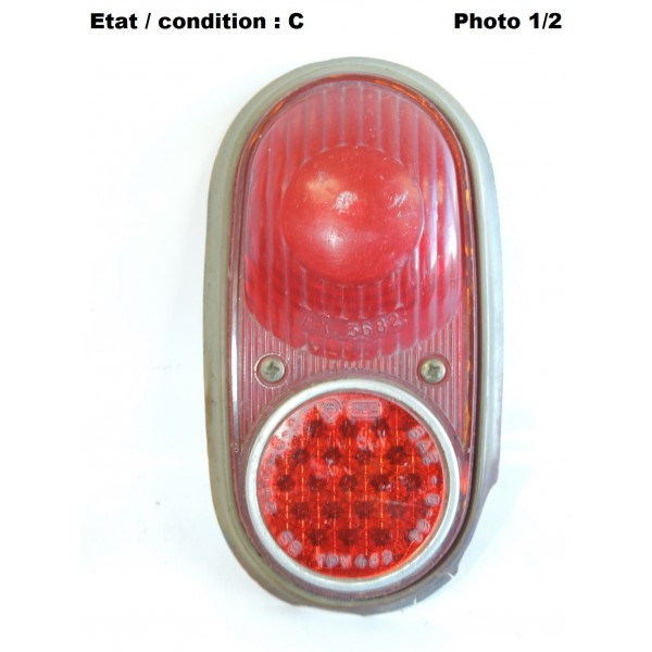 Cabochon feu arrière PK 3682 (TPV 467)