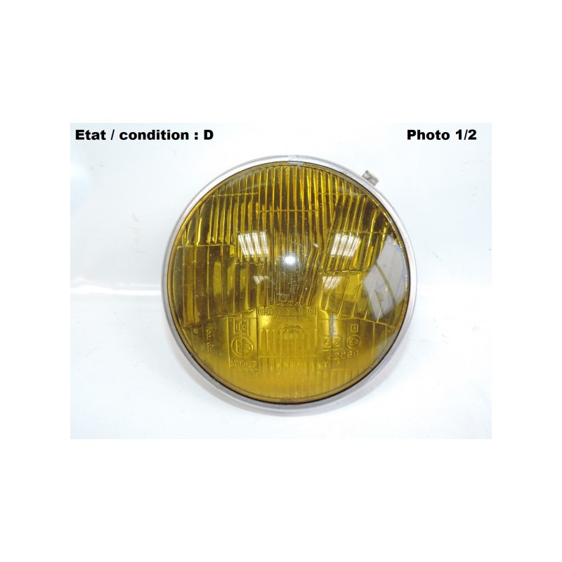 Left halogen dip beam headlight H1 CARELLO 454 (03.214.800)
