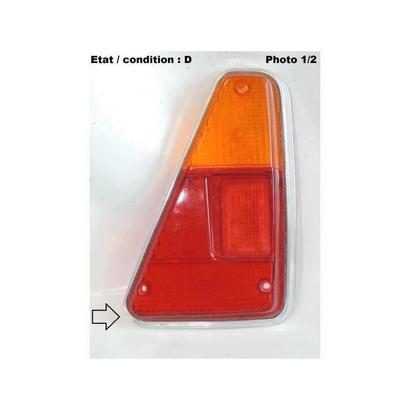 Right taillight lens SEIMA 619DE (chromed side)