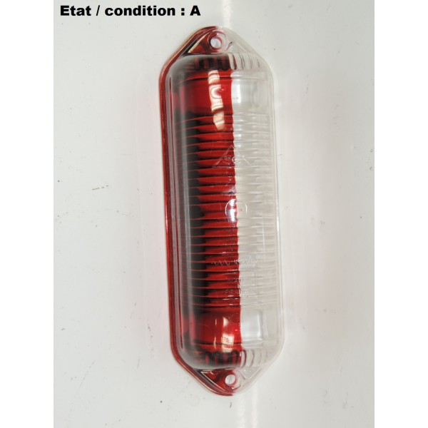 Cabochon feu gabarit rouge/cristal SC K22640