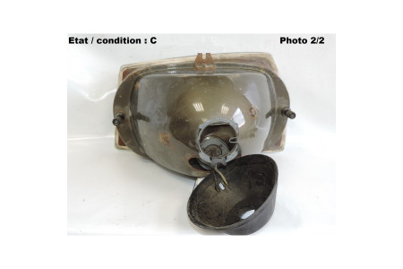 Right headlight European code + H1 Amplilux SEV MARCHAL 61281293