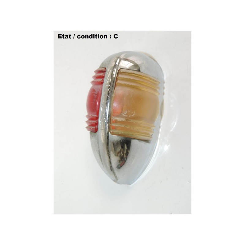 Cabochon feu latéral droit Fanal MARCHAL 7654D (plastique, chromé)