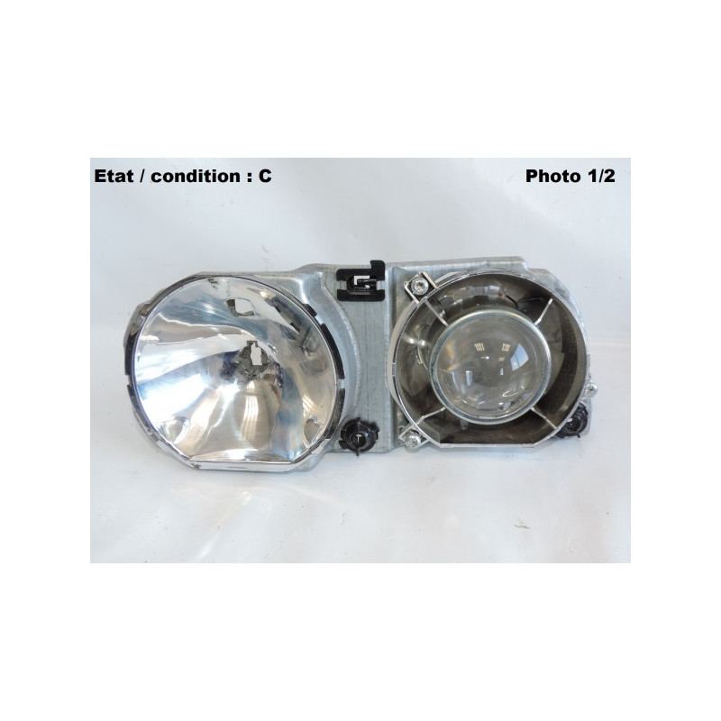 Right headlight reflector H1 + H1