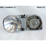 Right headlight reflector H1 + H1