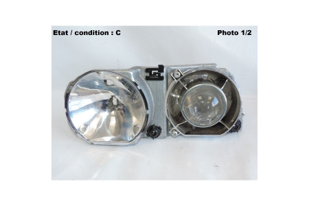 Right headlight reflector H1 + H1