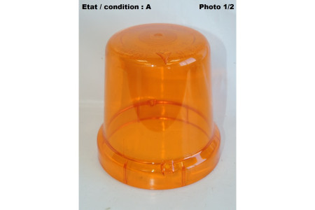 Orange rotating beacon lens SEV MARCHAL 64060203