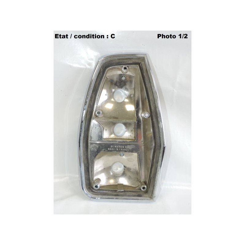 Left taillight bulb holder SEIMA 636G (metal)