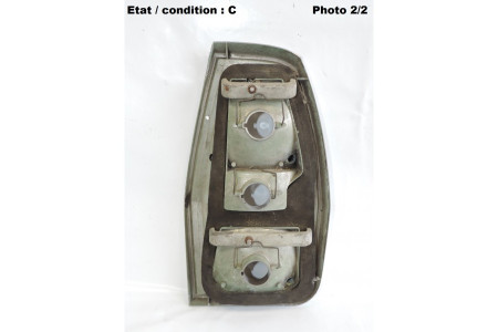 Left taillight bulb holder SEIMA 636G (metal)