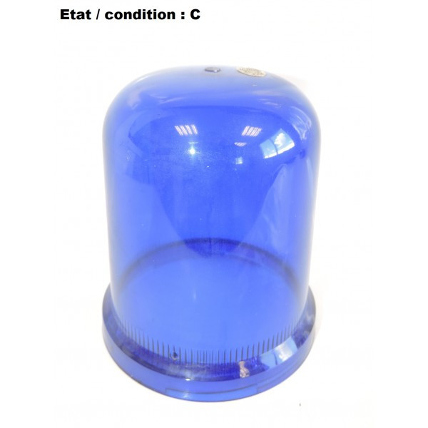 Cabochon feu gyrophare bleu HELLA