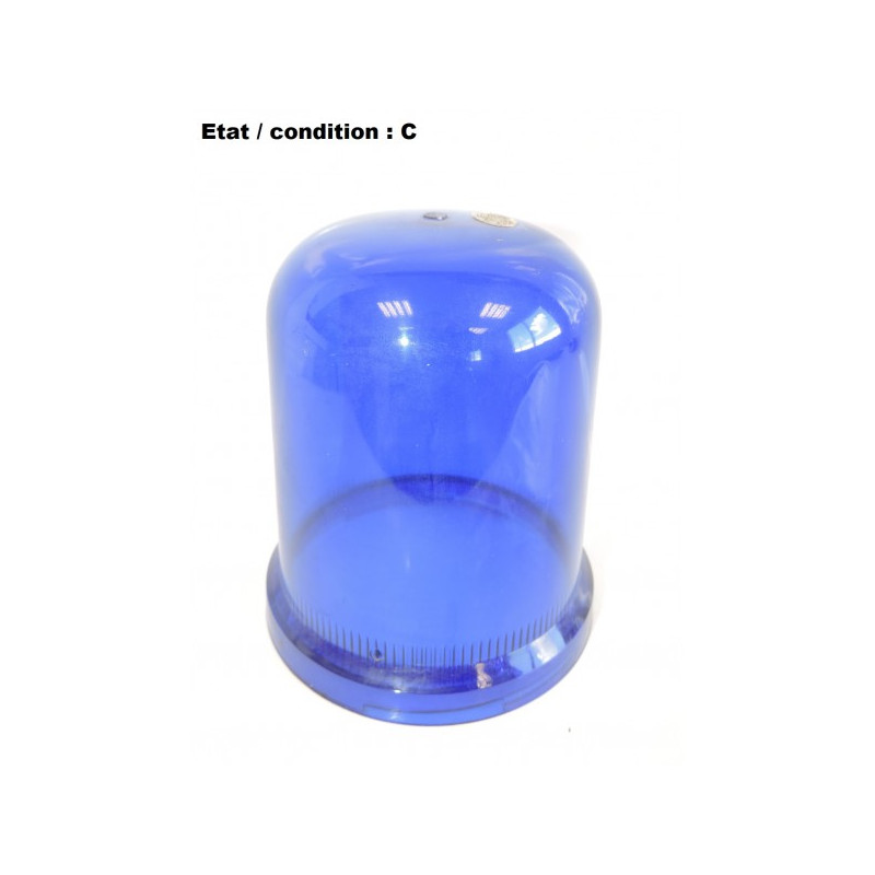 Cabochon feu gyrophare bleu HELLA