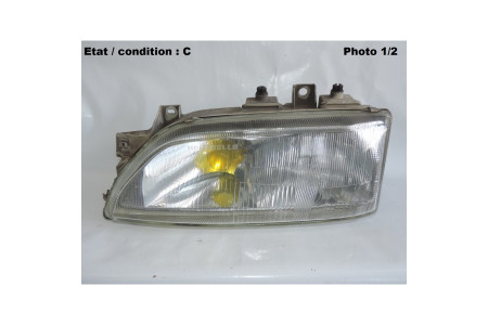 Phare gauche H4 + H1 CARELLO 9019