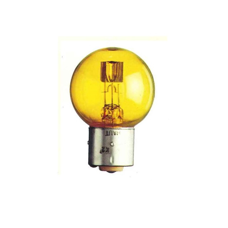 BA21d - Lampe 6V / 9V 36/36W jaune