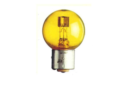 BA21d - Lampe 6V / 9V 36/36W jaune