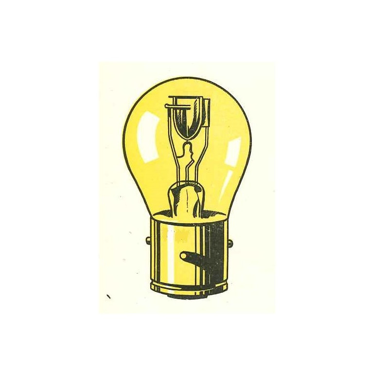 BA21d - Bulb 6V 18/18W yellow pear