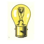 BA21d - Lampe 6V 18/18W poire jaune