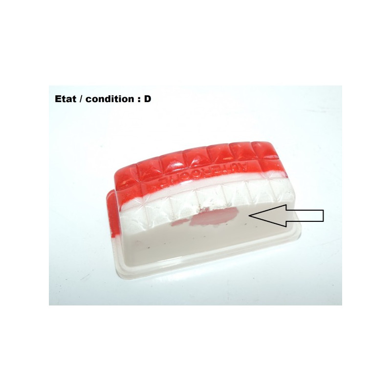 Cabochon feu gabarit rouge/blanc AUTEROCHE