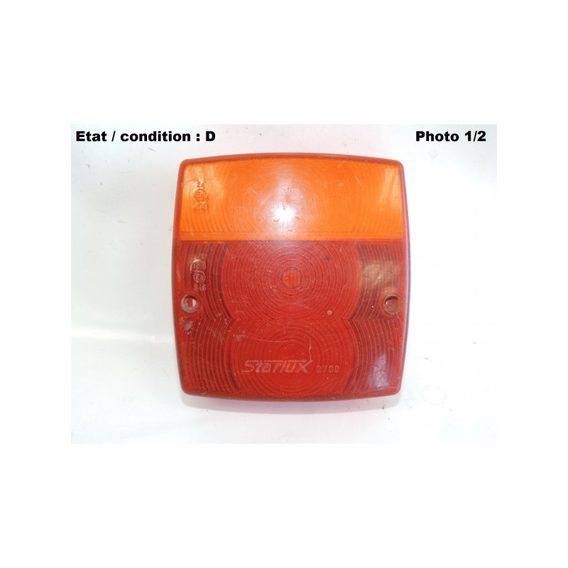 Cabochon feu arrière STARLUX 2700 (sans éclairage plaque)