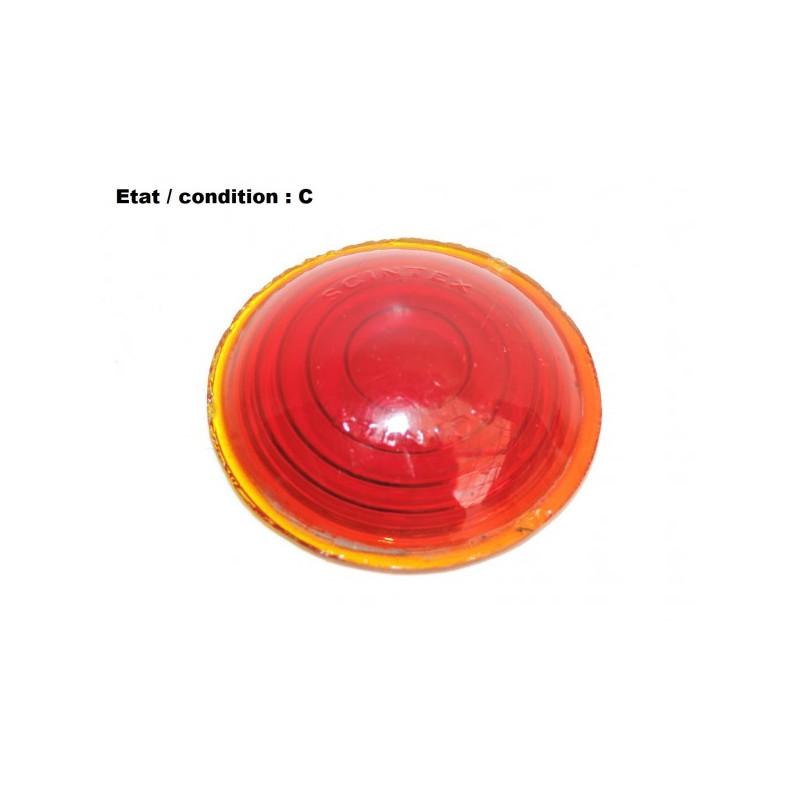 SCINTEX Clignotoeil - Verre de feu rouge