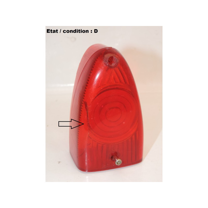 Cabochon feu arrière rouge PK 3563