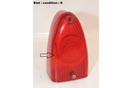 Cabochon feu arrière rouge PK 3563
