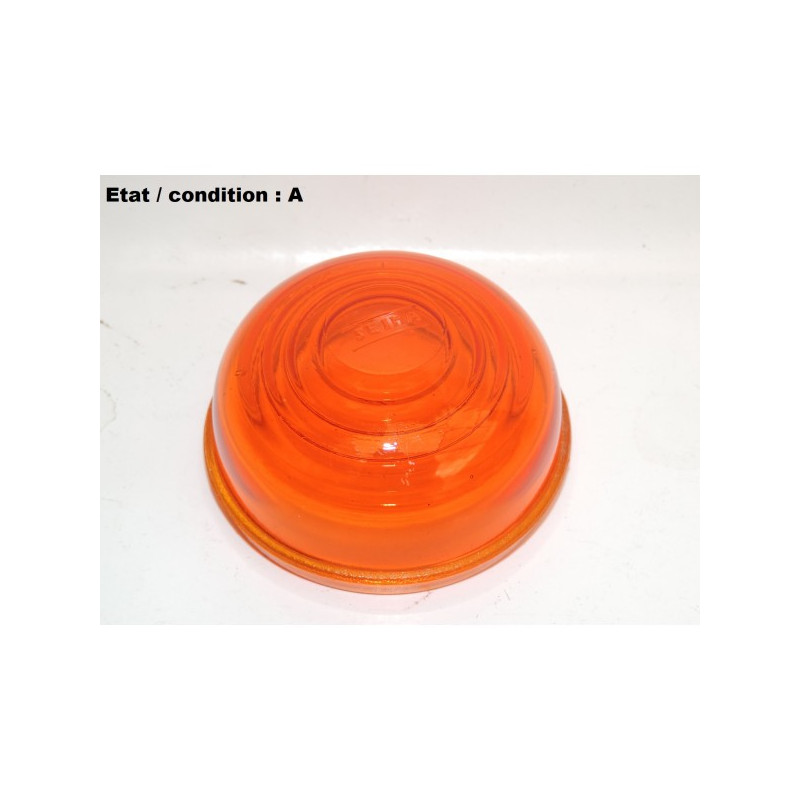 Cabochon feu clignotant orange "plat" SEIMA (verre)