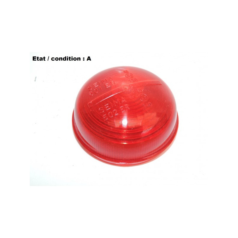 Cabochon feu arrière rouge SEIMA 501R (plastique)