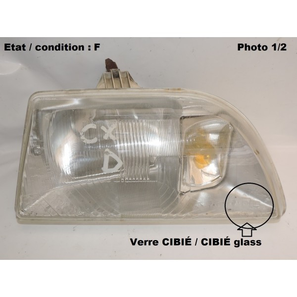Right twin headlight H4 SIEM 14830