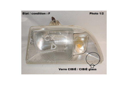 Phare droit double optique H4 SIEM 14830