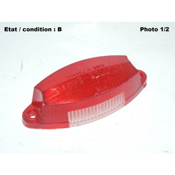 Taillight + licence plate light lens SCINTEX SANOR STL RP