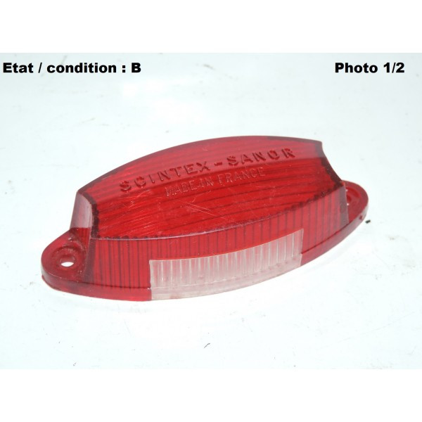 Cabochon feu arrière + éclairage plaque immatriculation SCINTEX SANOR STL PV