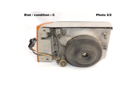 Left dip/main beam headlight with indicator ELMA 35.00.076