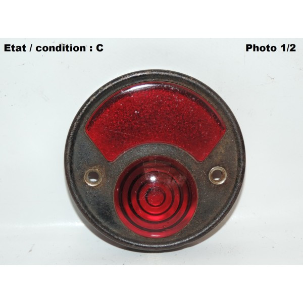 Red taillight lens HARPON (glass)