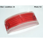 ARA 218 - Cabochon feu arrière rouge + éclairage plaque immatriculation double