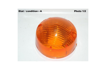 Cabochon feu clignotant LUCAS L795 orange