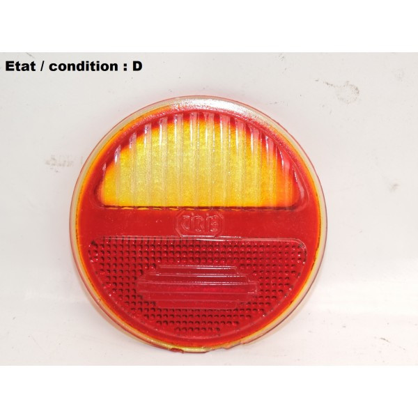 Cabochon feu arrière rouge CIBIE 24.95 (verre)