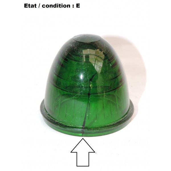 Cabochon feu vert de dépassement SEIMA (verre)