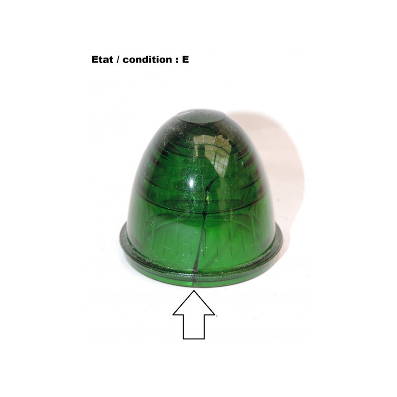 Green taillight lens SEIMA (glass)