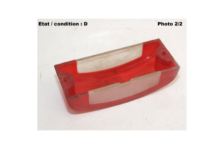 ARA 2L2 - Cabochon feu arrière rouge + éclairage plaque immatriculation double